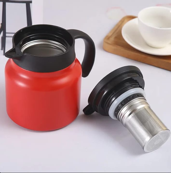 Coffee Pot, 800ml Stainless Steel with Sieve