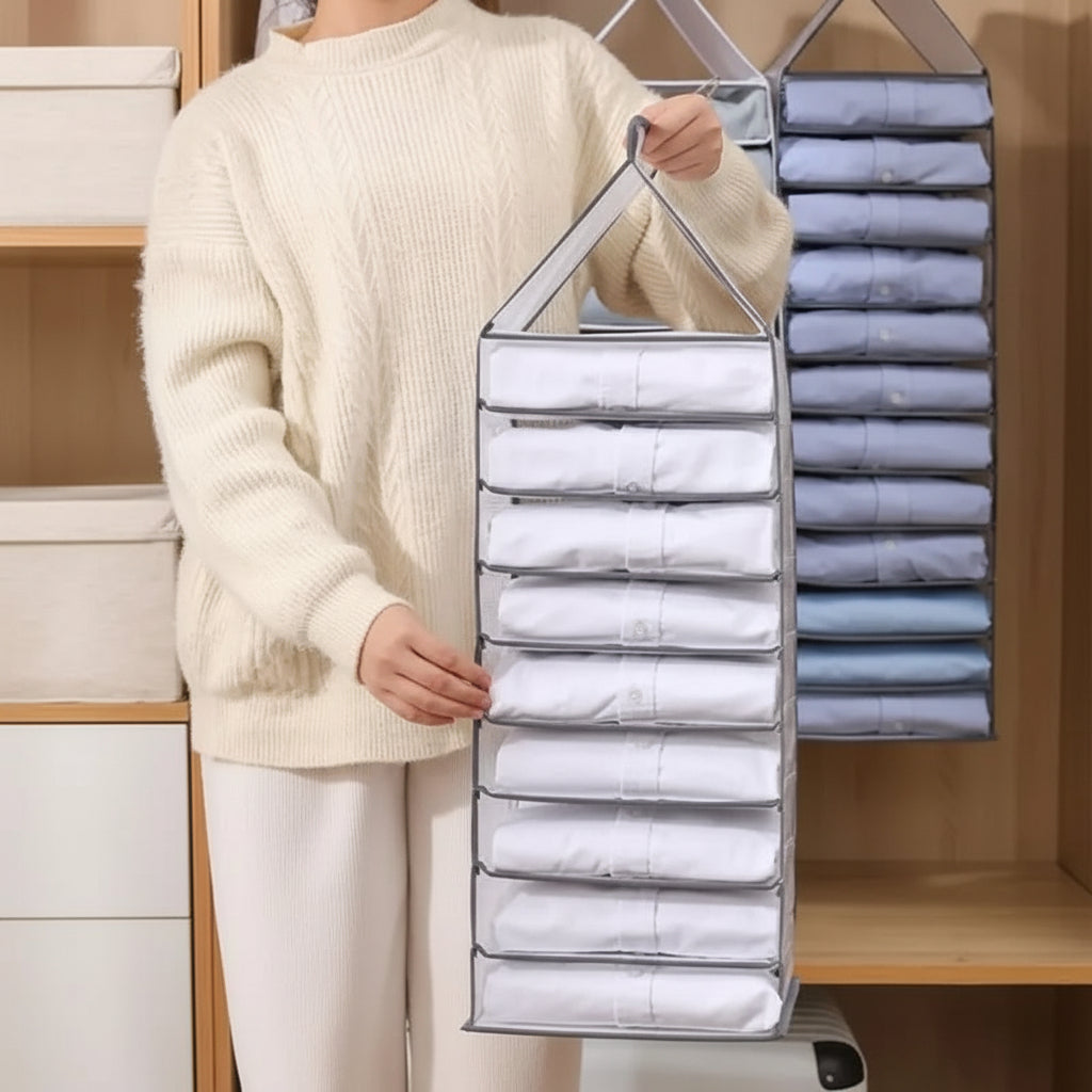 Foldable Hanging Closet Organiser Storage Bag