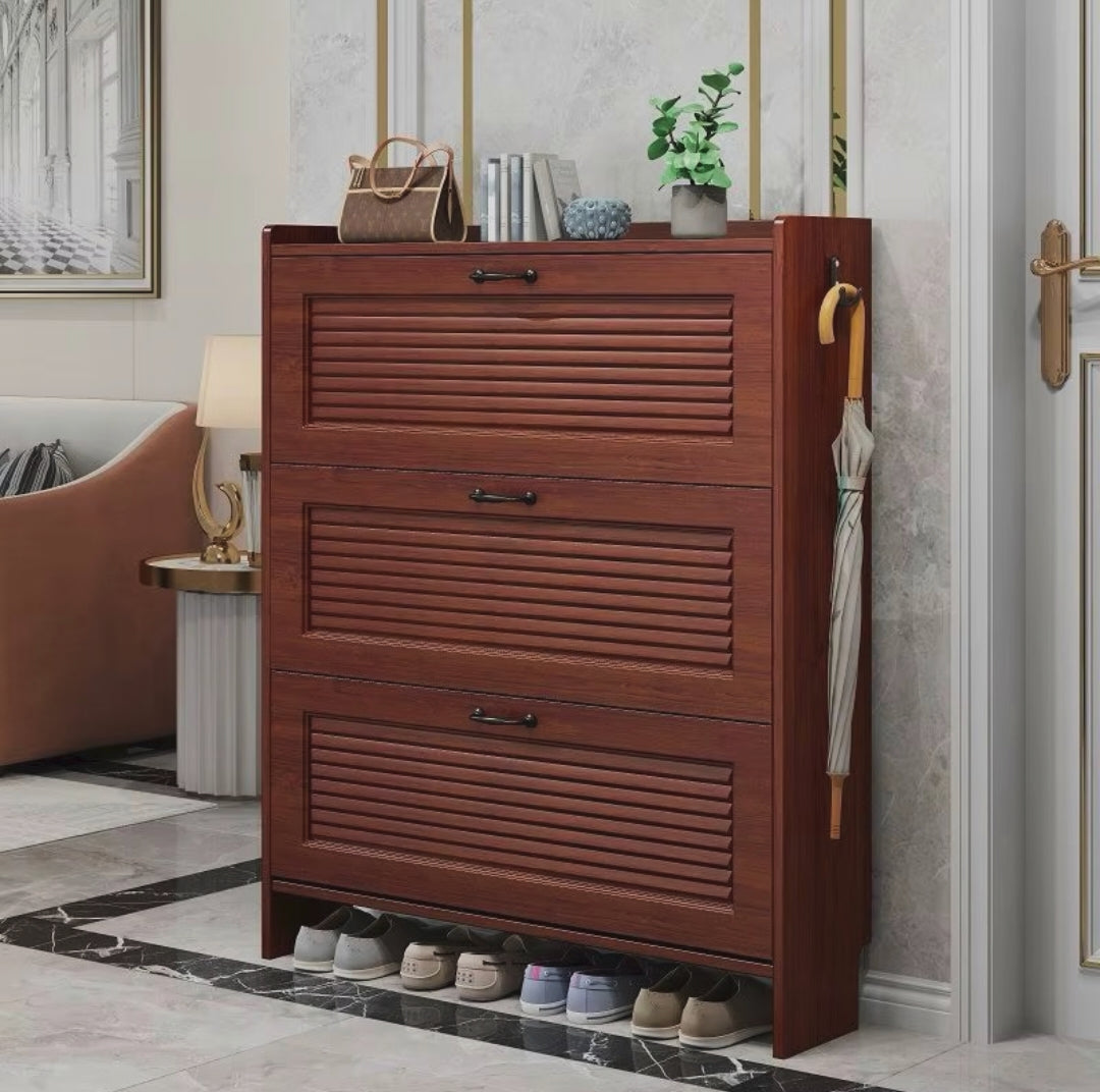 Ultra-Thin Flip Shoe Cabinet