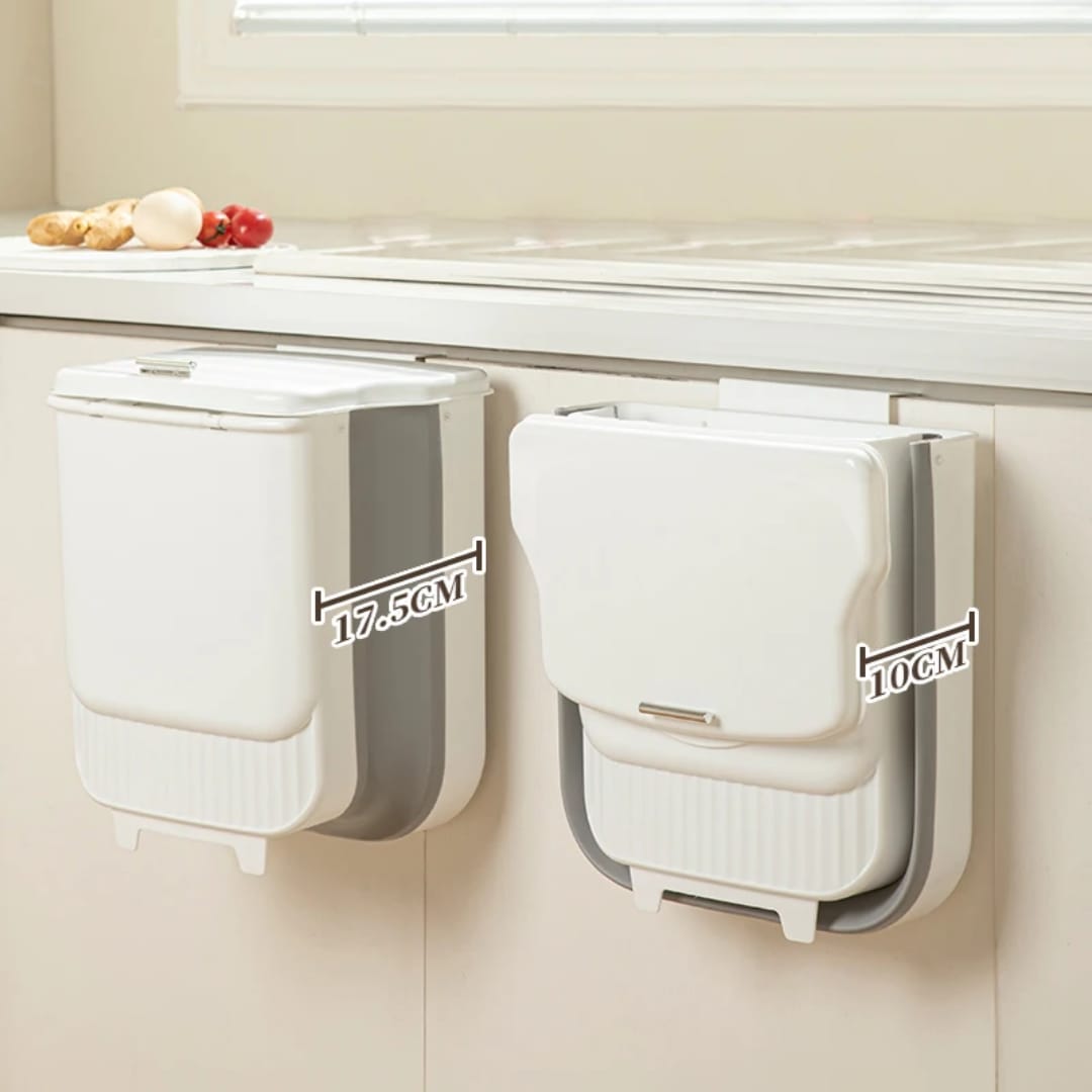 Collapsible Wall-Mounted Trash Bin