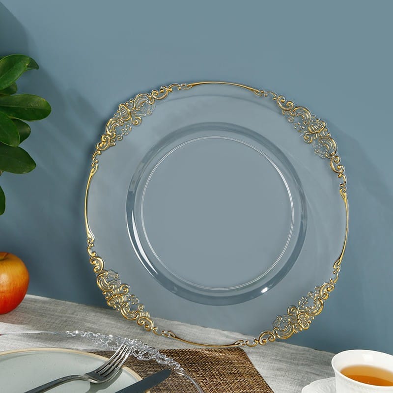 6-Piece Acrylic Charger Plates