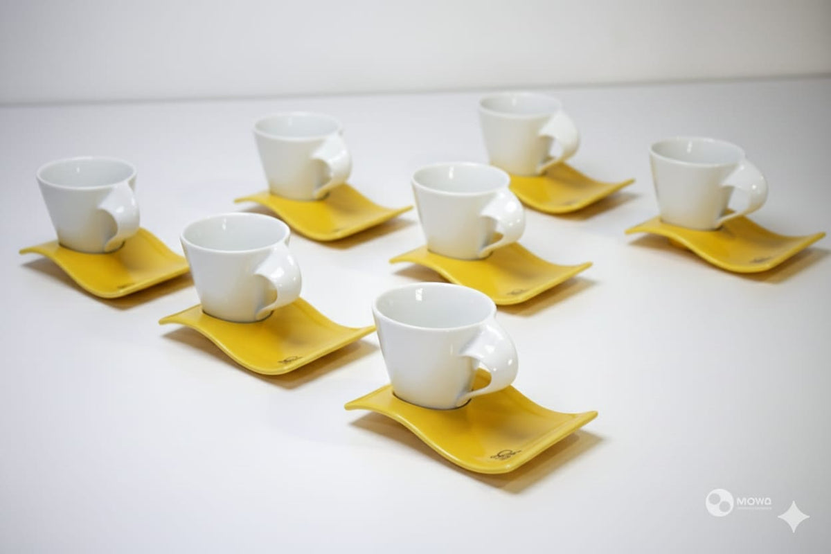 Ceramic Cup and Saucer Set 120ml