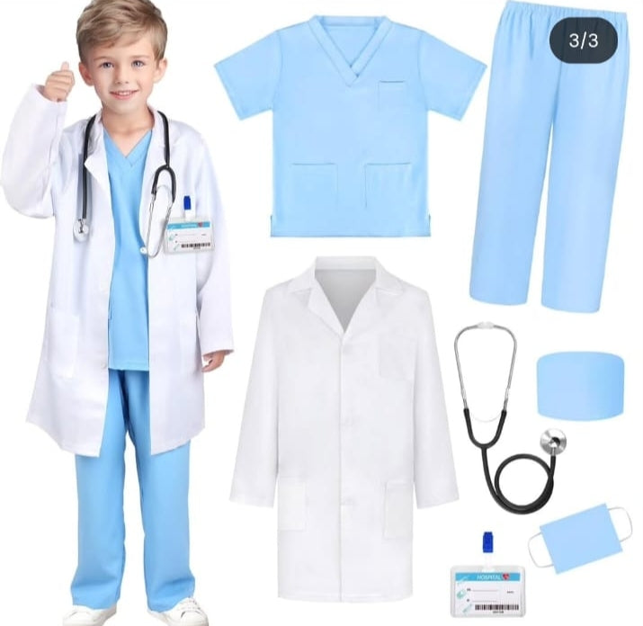 Kids Doctor Costume Set