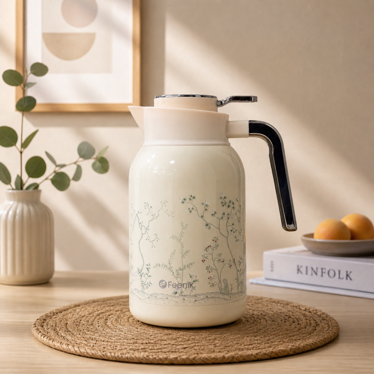 2 litre vacuum flask with food grade insulated unbreakable design for keeping tea coffee and hot beverages warm for extended periods