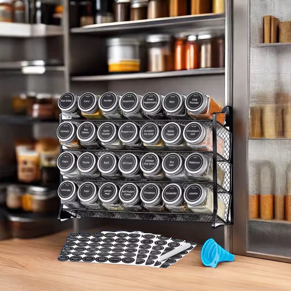 Glass Spice Jars