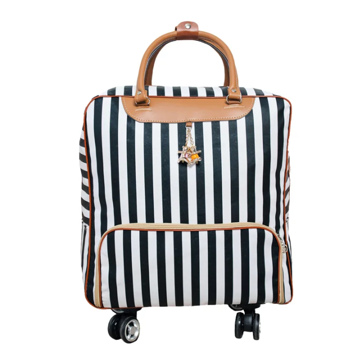 Gemelli Collection – two-wheeled trolley bag, durable rolling travel luggage with retractable handle, spacious storage compartment for holidays, business trips, school use and everyday travel organisation.