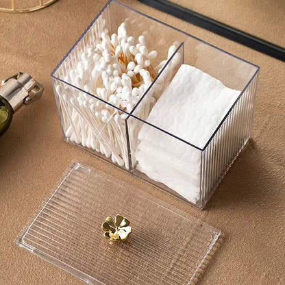 Acrylic Cotton Swab Box
