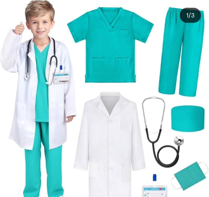 Kids Doctor Costume Set