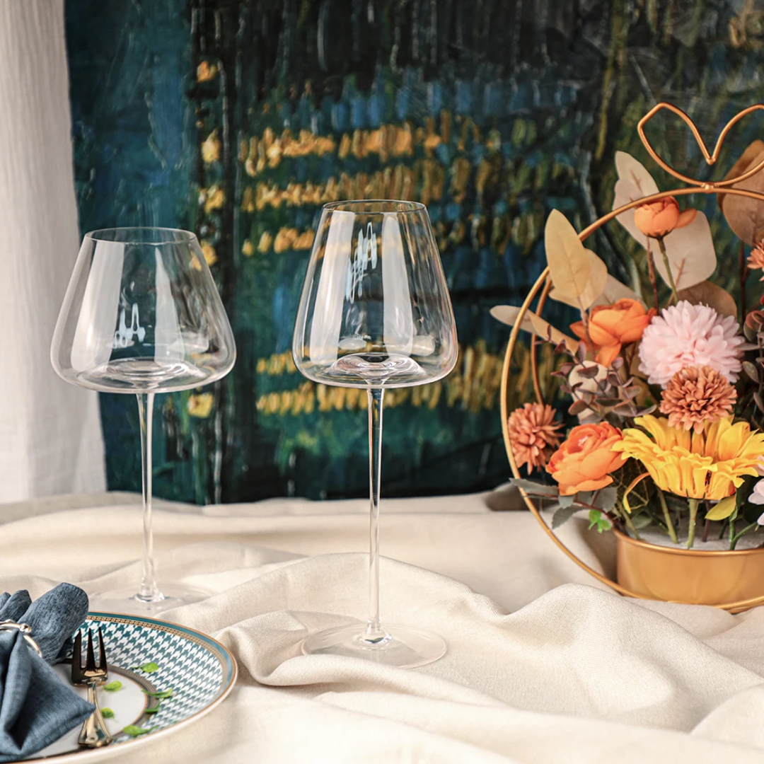 Long Stem Wine Glasses
