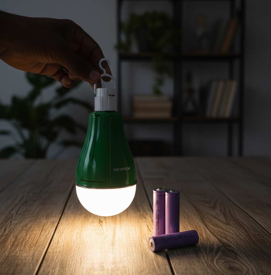 Gemelli Collections 20W emergency intelligent LED bulb – bright, energy-saving, and automatic backup lighting solution.