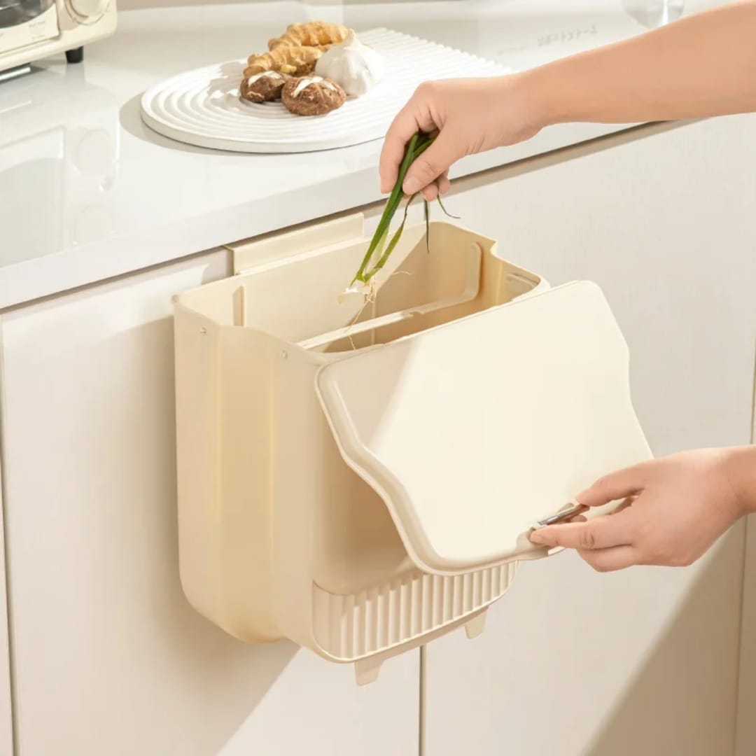 Collapsible Wall-Mounted Trash Bin