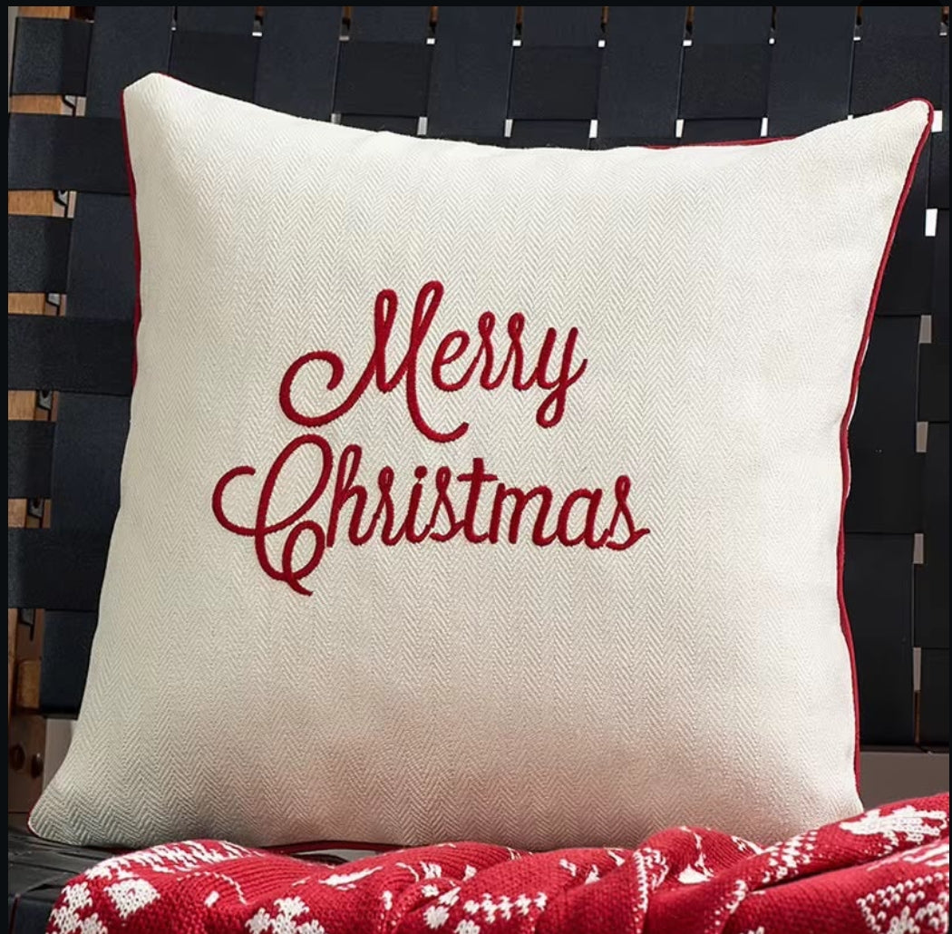 45 × 45 cm Christmas Decorative Cushion Covers for Sofa and Bed