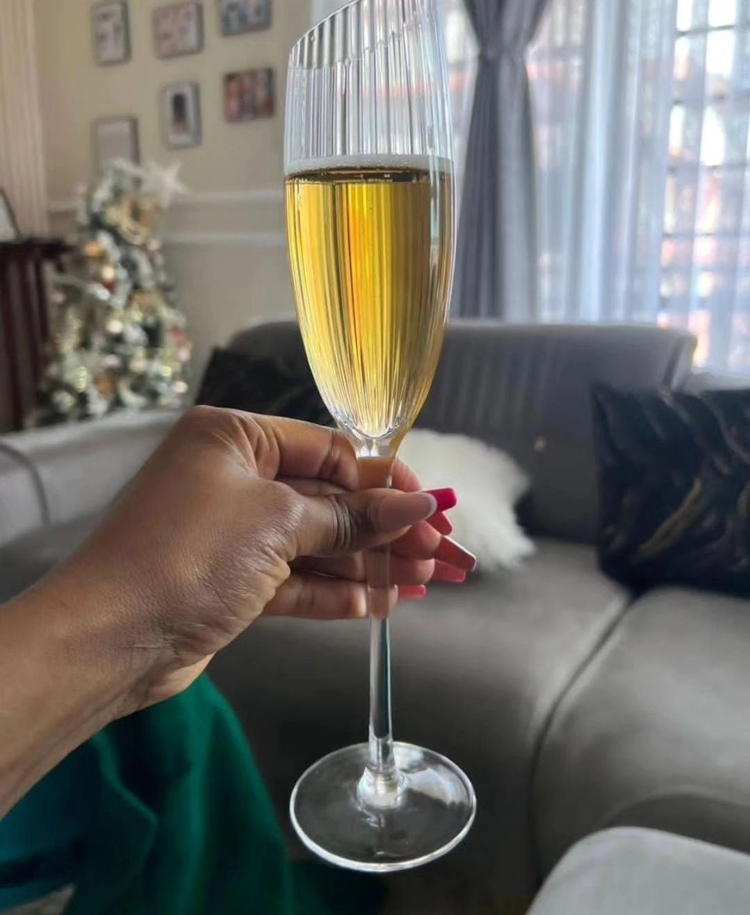 6Pcs champagne glasses
