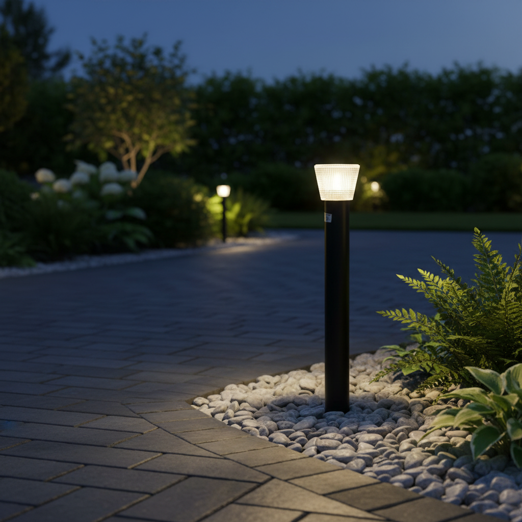 Outdoor Bollard Light LL 506P-08-BK