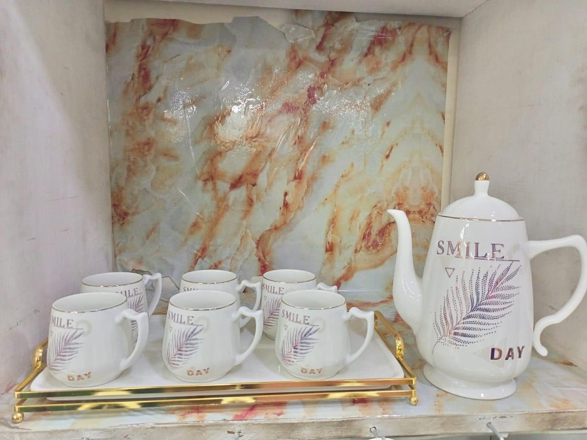 8-Piece Tea Set for Serving Tea and Hot Beverages