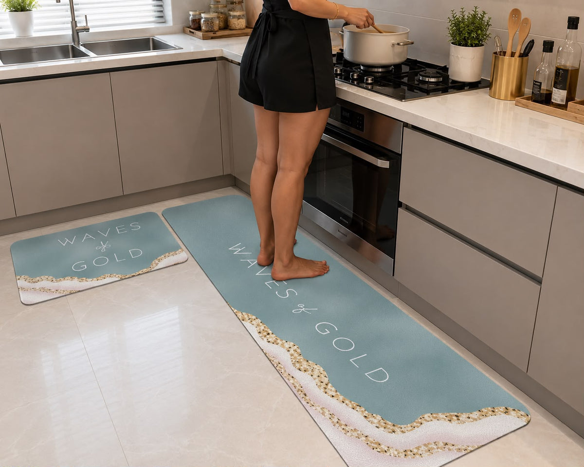 Rubber Bottom Kitchen Mat