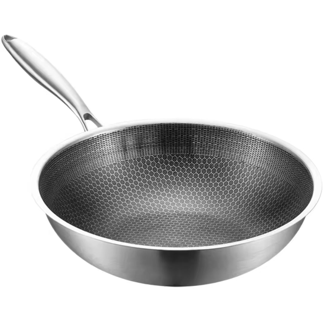 Honey Comb Wok Pan