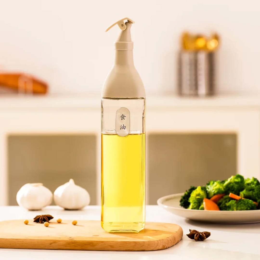 500ml Automatic Tilt Oil & Vinegar Dispenser Bottle