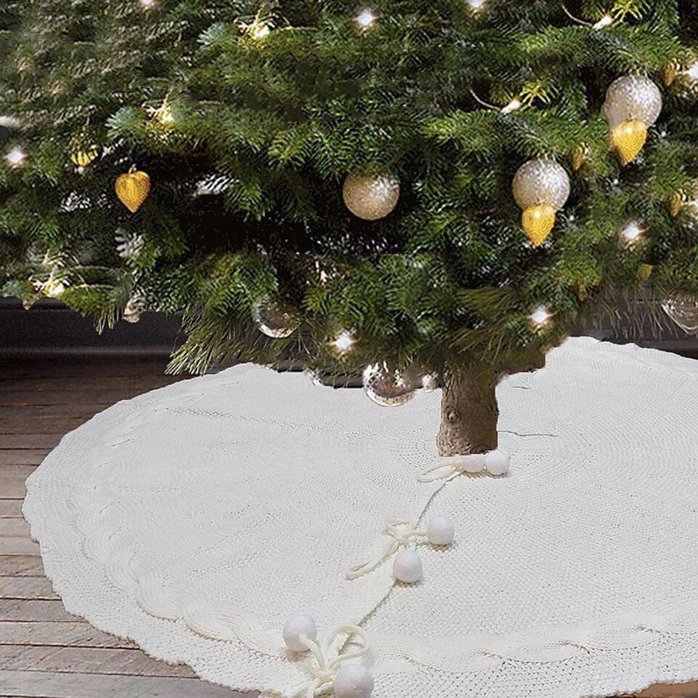 122cm Knitted Christmas Tree Skirt