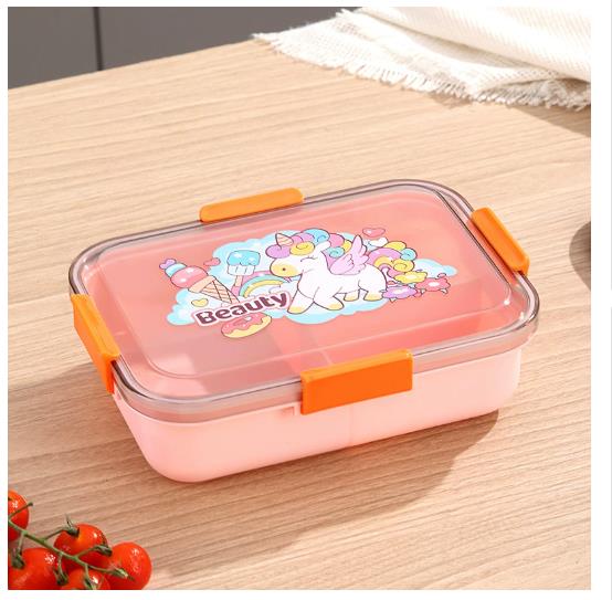 Big Size Hello Beauty 4-Compartment Lunch Box