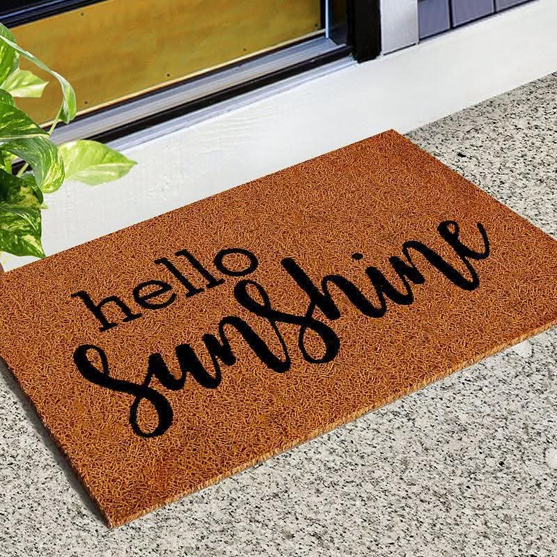 Outdoor Mat with Rubber Bottom