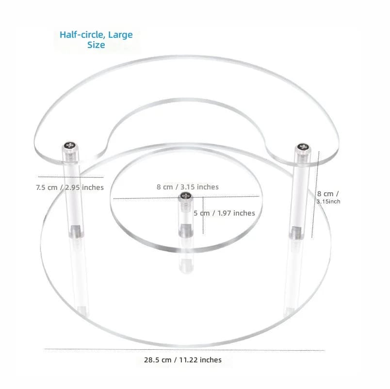 Acrylic Round Perfume Display Rack