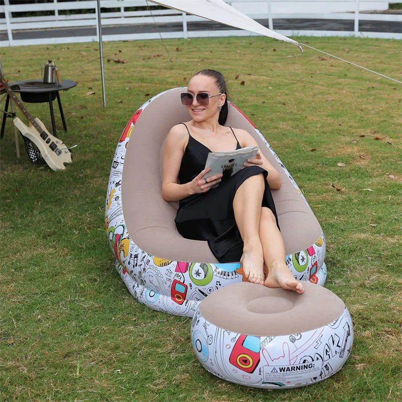 Inflatable sofa seat