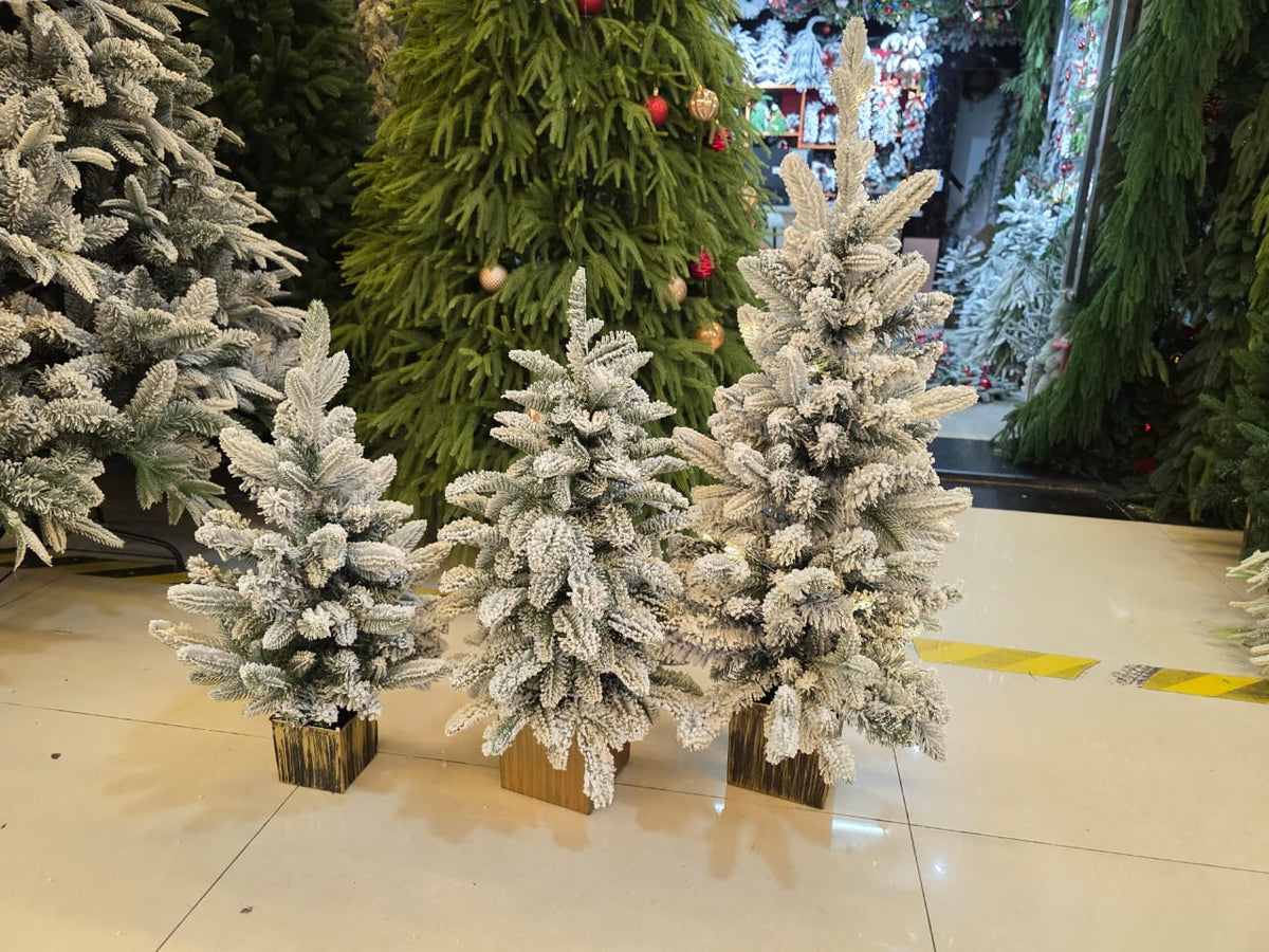 3pc Pre-lit Christmas Tree