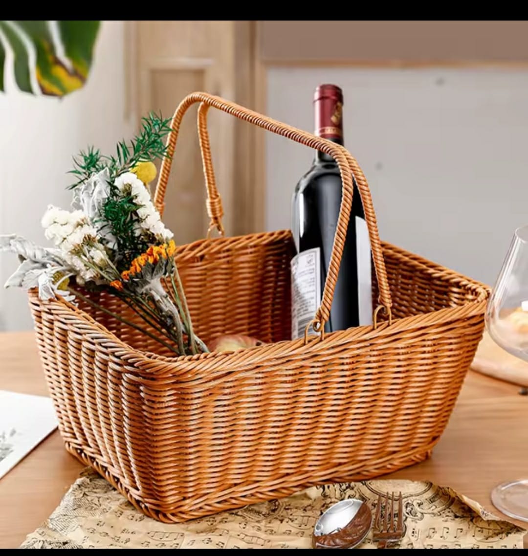 Rattan Wicker Basket