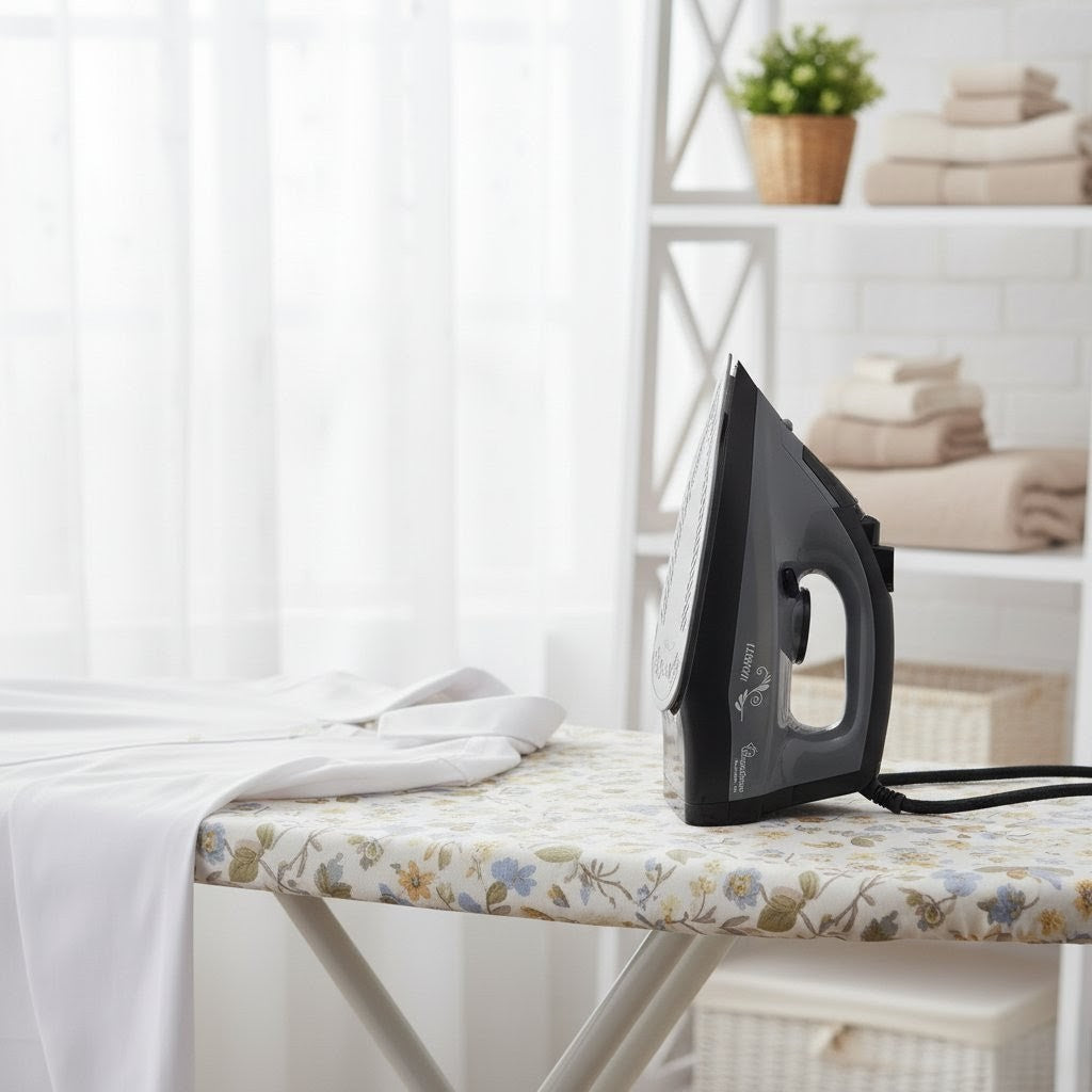 Black Dry Iron with Non-Stick Soleplate & Overheat Protection – RM/692