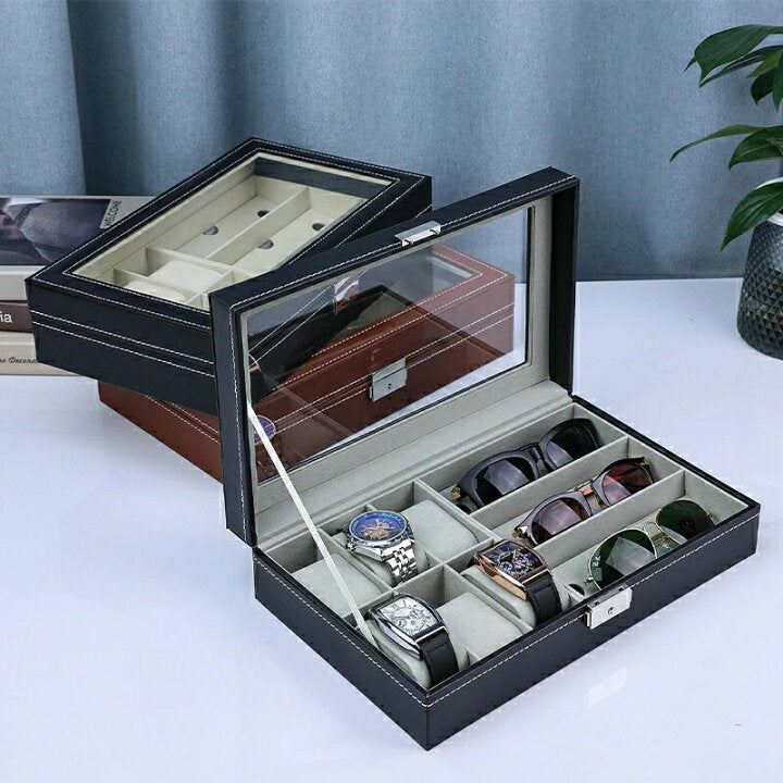 Portable watch + Glasses organizer