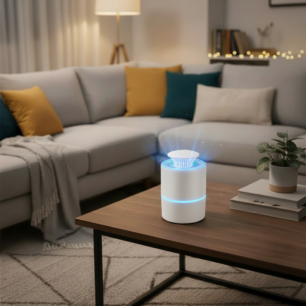 Mosquito Killer Lamp USB Powered with LED Light & Suction Fan