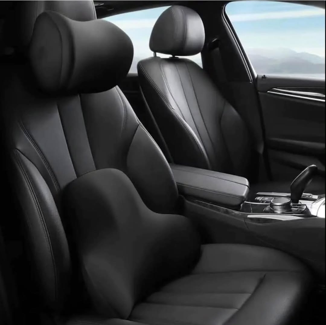 2ps Set Car Headrest and Backrest