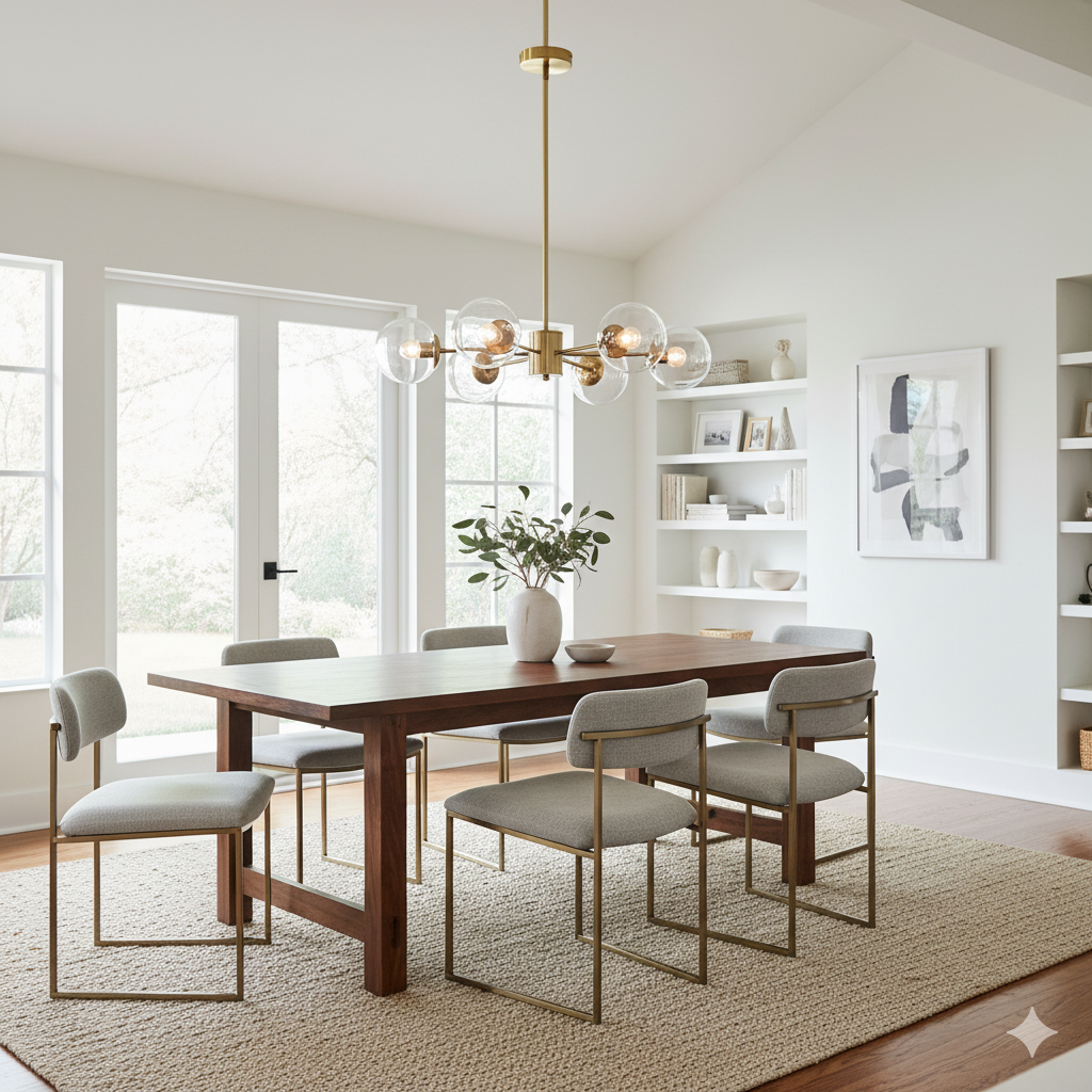 Modern pendant chandelier hanging light for elegant home interior décor