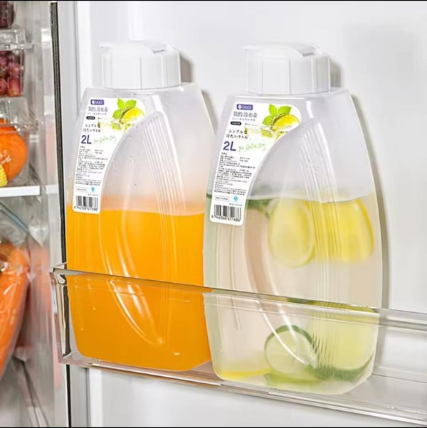 Gemelli Colllection 2L multipurpose bottle large capacity leak proof water juice milk container reusable kitchen storage