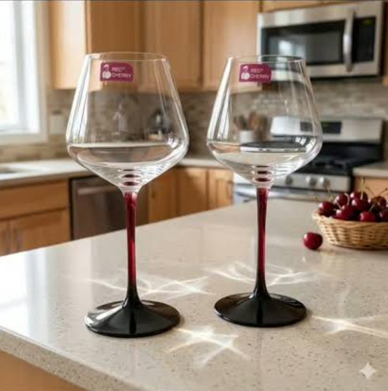 Wine Goblet Glasses 6pcs