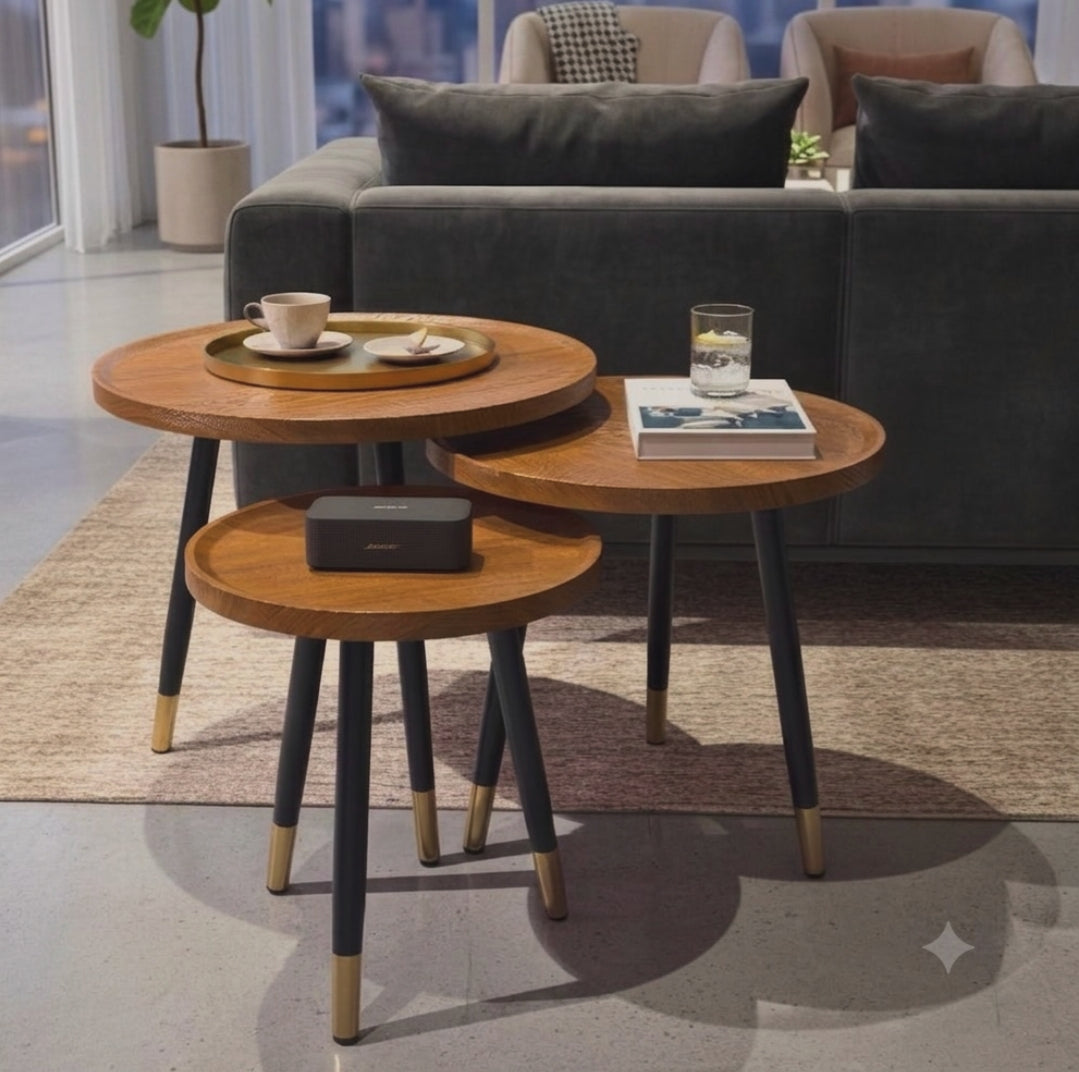 3 Piece Nesting Table Set