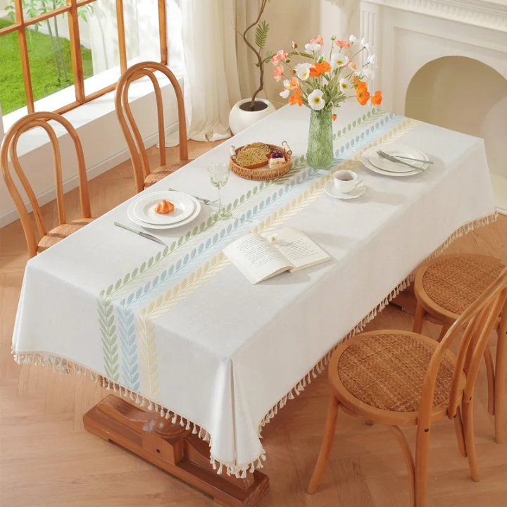 Cotton Linen Table Cloth 1.4×2M