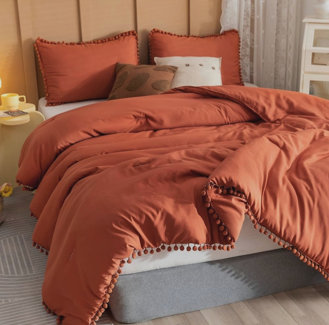 Pom Pom Cotton Duvet Set 6 × 7