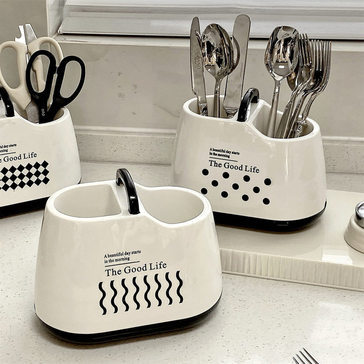 Cutlery Drainer And Holder