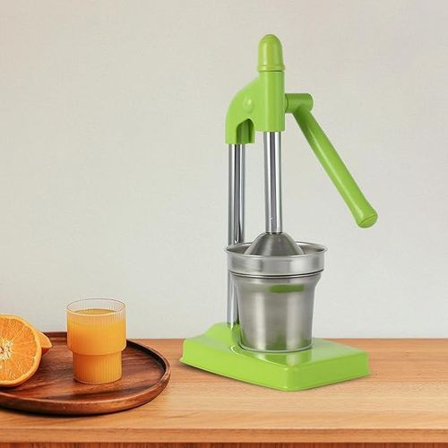 Citrus Juicer, Heavy Duty Metallic Manual Stand