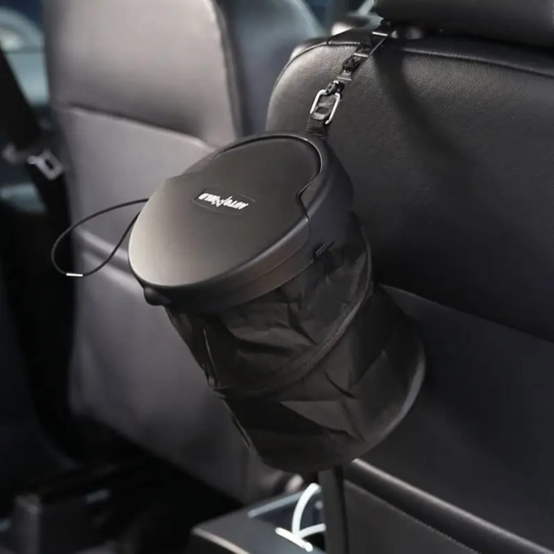 Collapsible car bin portable vehicle waste storage organiser for keeping cars clean and organised -Brand(Gemelli Collection)
