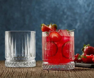 225ml Vertical Striped Clear Whiskey Glass - available in Nairobi, Kenya