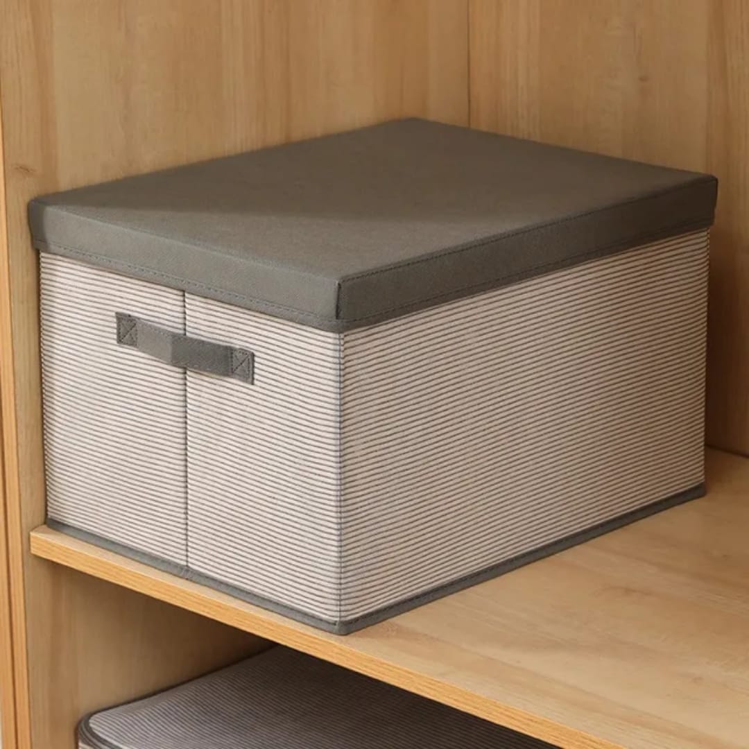 Closet Organiser Storage Box With Lid