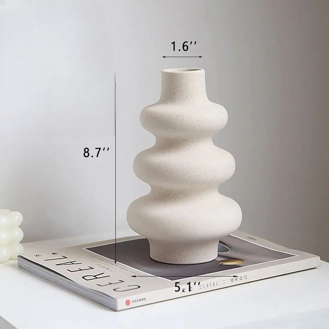 Spiral Shaped Decorative Flower Vase