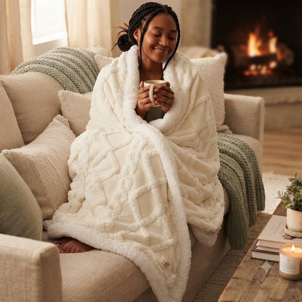 Sherpa fleece blanket 200x230cm soft warm oversized throw blanket for beds sofas living rooms bedrooms and everyday comfort.