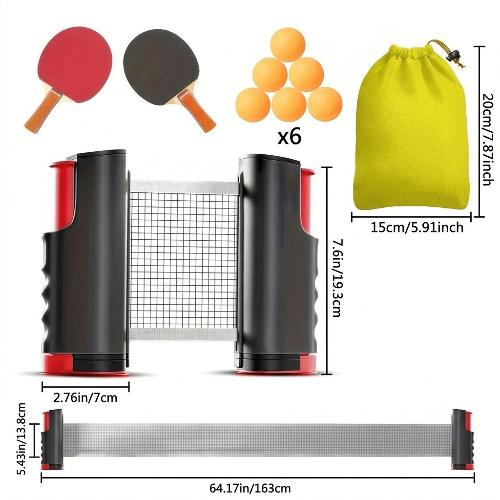 Portable Table Tennis Training Set