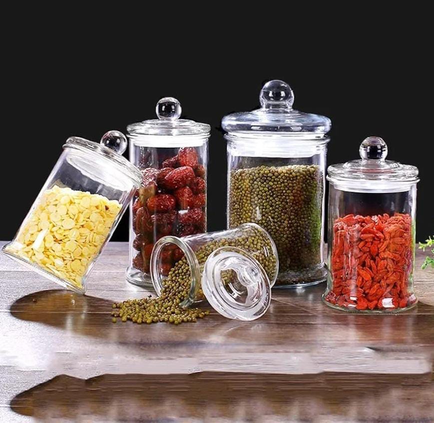 5pcs Glass Jars