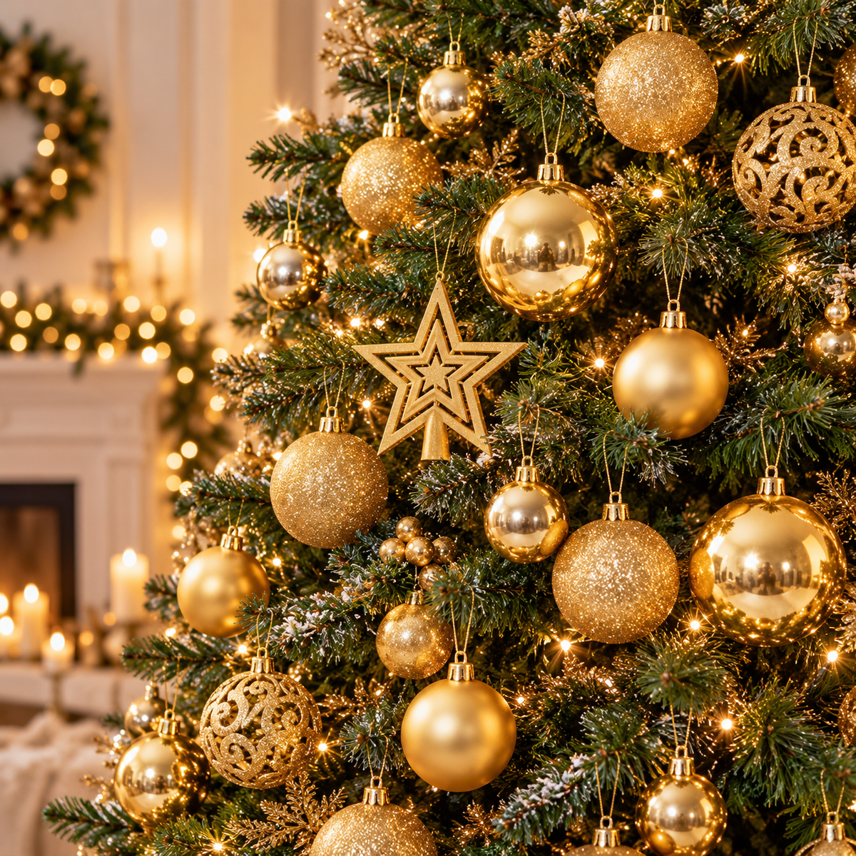 101 Piece Christmas Ball Ornaments Set for