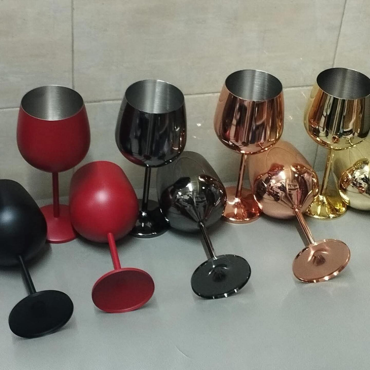 Stainless Steel Non-Breakable Goblets